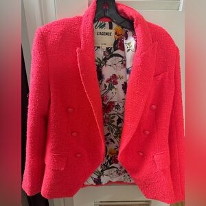 L'AGENCE Women's Pink Jacket